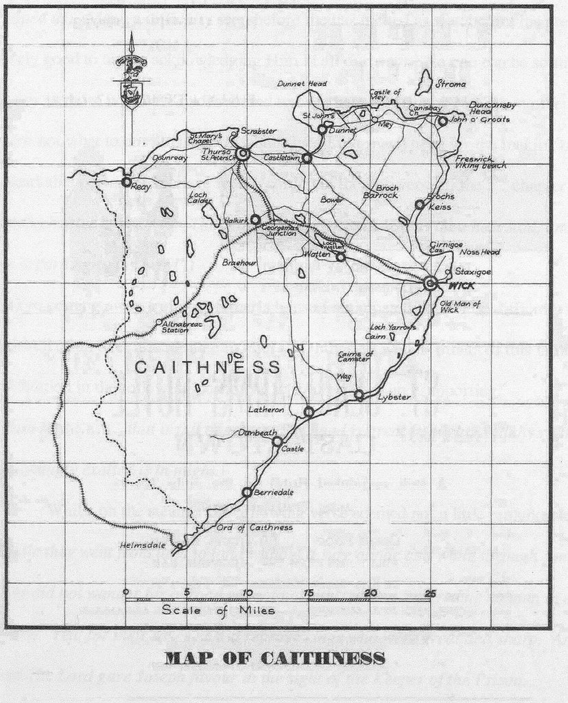 The Journal Of James Banks School Teacher In Caithness 19 1860 Map 2 High Life Highland